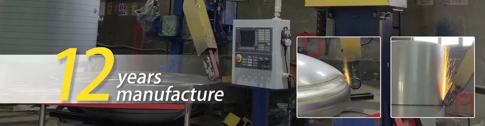 Máquina para pulir el extremo del plato