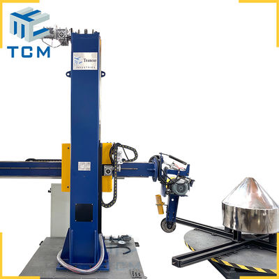 Semi-automatic Dished End Polishing Machine 3500x1600x3050mm 2500 kg with 8-12m2 per Hour Efficiency