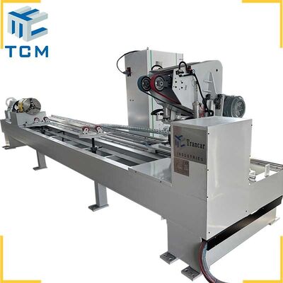 Steel cylinder rod external surface autoamtic polishing machine with dust collector
