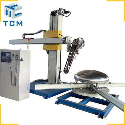 Máquina de pulido CNC totalmente automática con tapa de tanque de acero de 400V