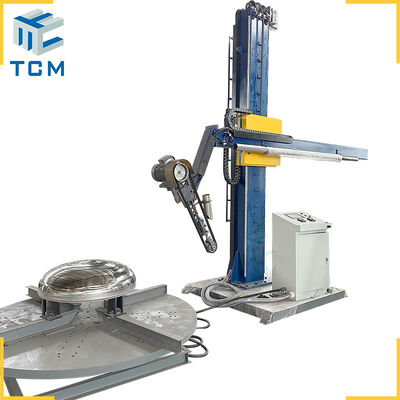 Máquina pulidora automática completa con PLC de superficie de tolva cónica con cabeza hundida de acero