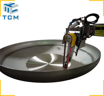 Máquina de moler platos de acero tapa máquina de pulido automática
